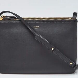 Celine Trio Lambskin Leather Crossbody Handbag